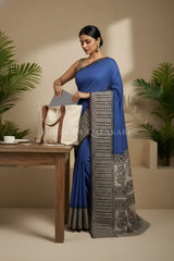 chennuri silk kalamkari saree 0445 office ready