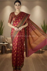 mulmul cotton patola saree 0420 front pose
