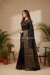 Cotton Saree side pose