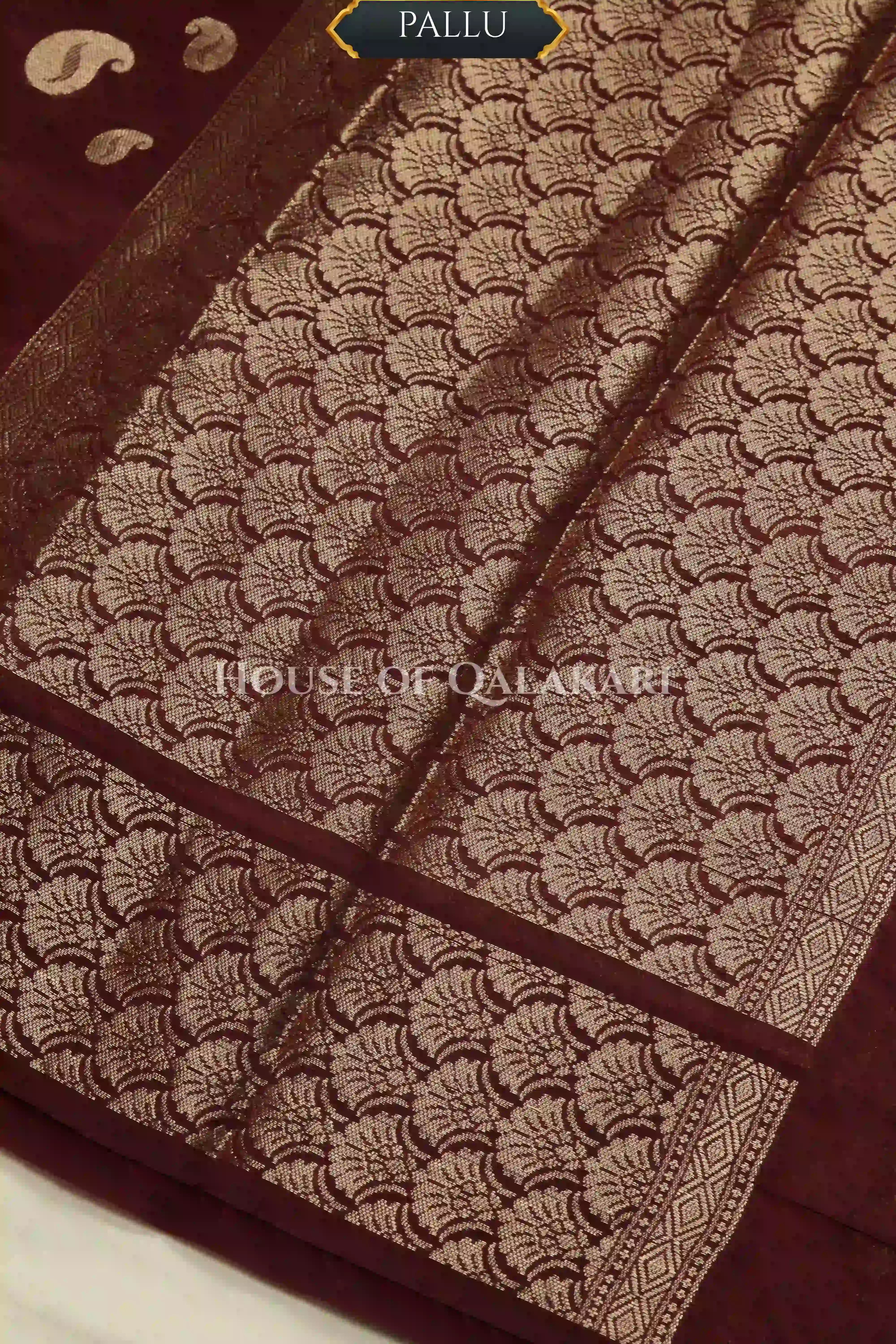 Mango Silk Saree pallu