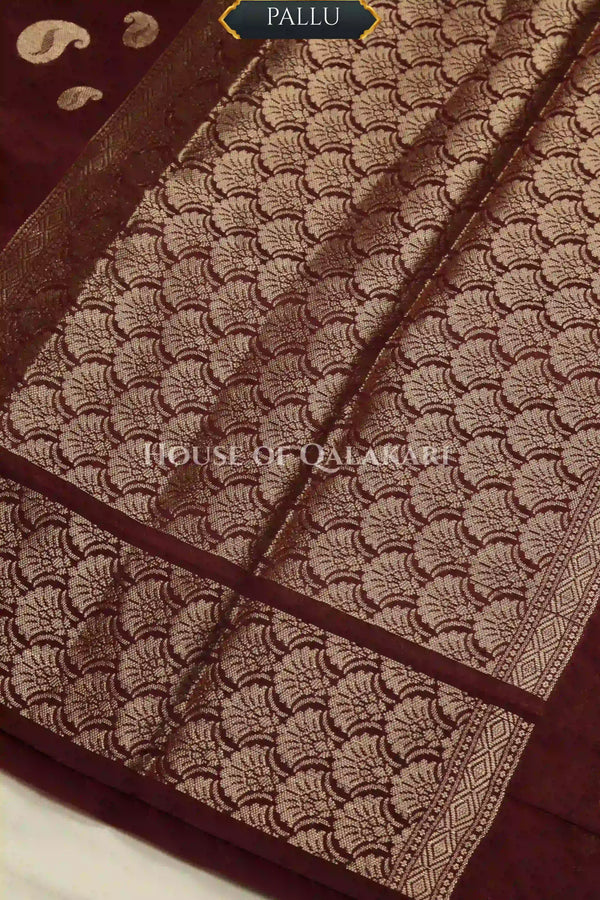 Mango Silk Saree pallu