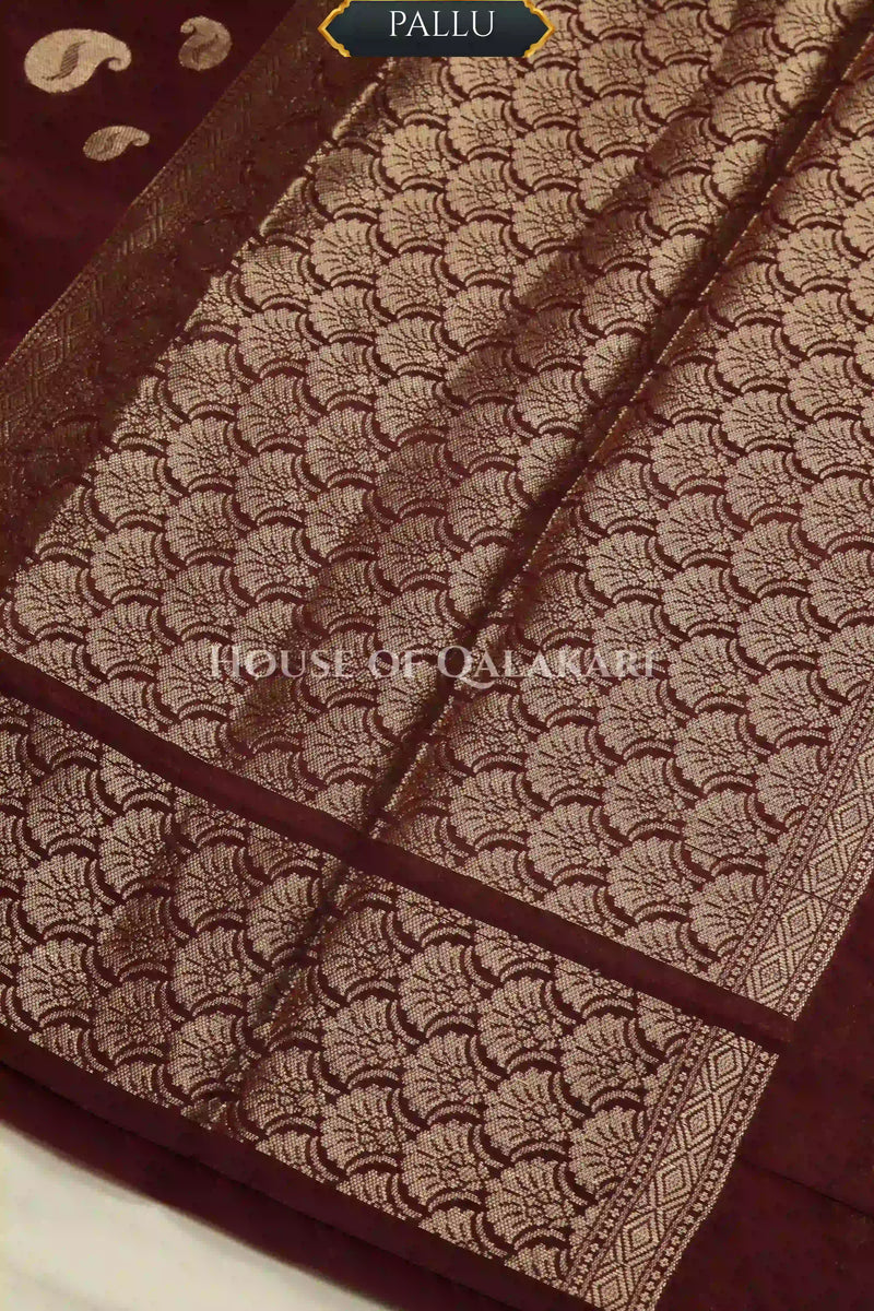 Mango Silk Saree pallu