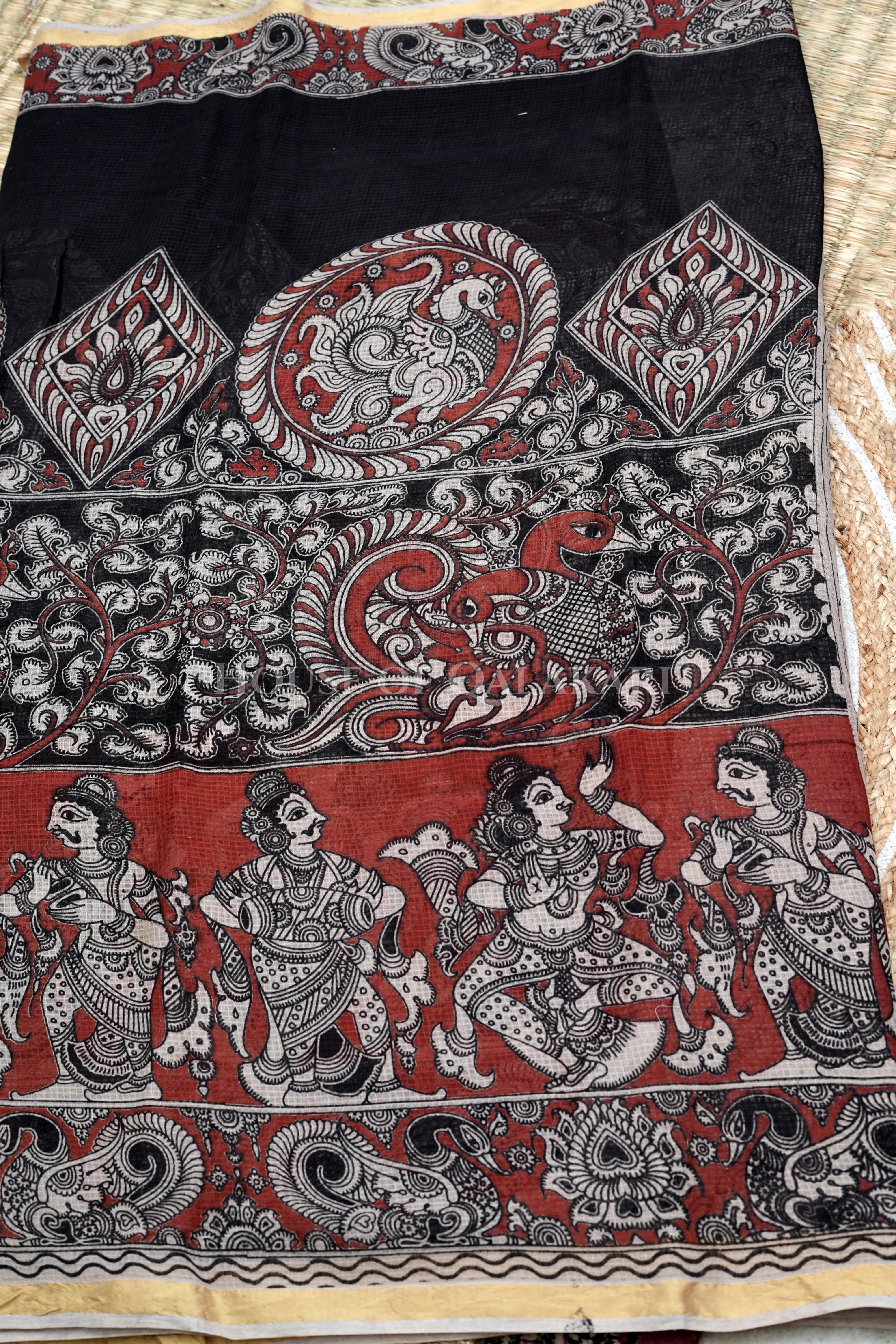 kota cotton kalamkari saree 0453 body