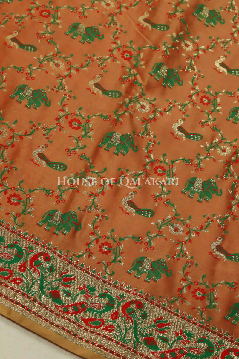 Satan Silk Saree body