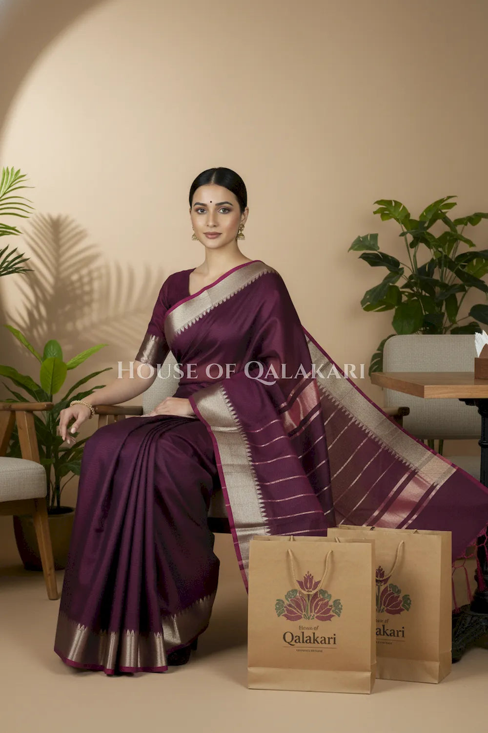 cotton saree 0336 outdoor pose