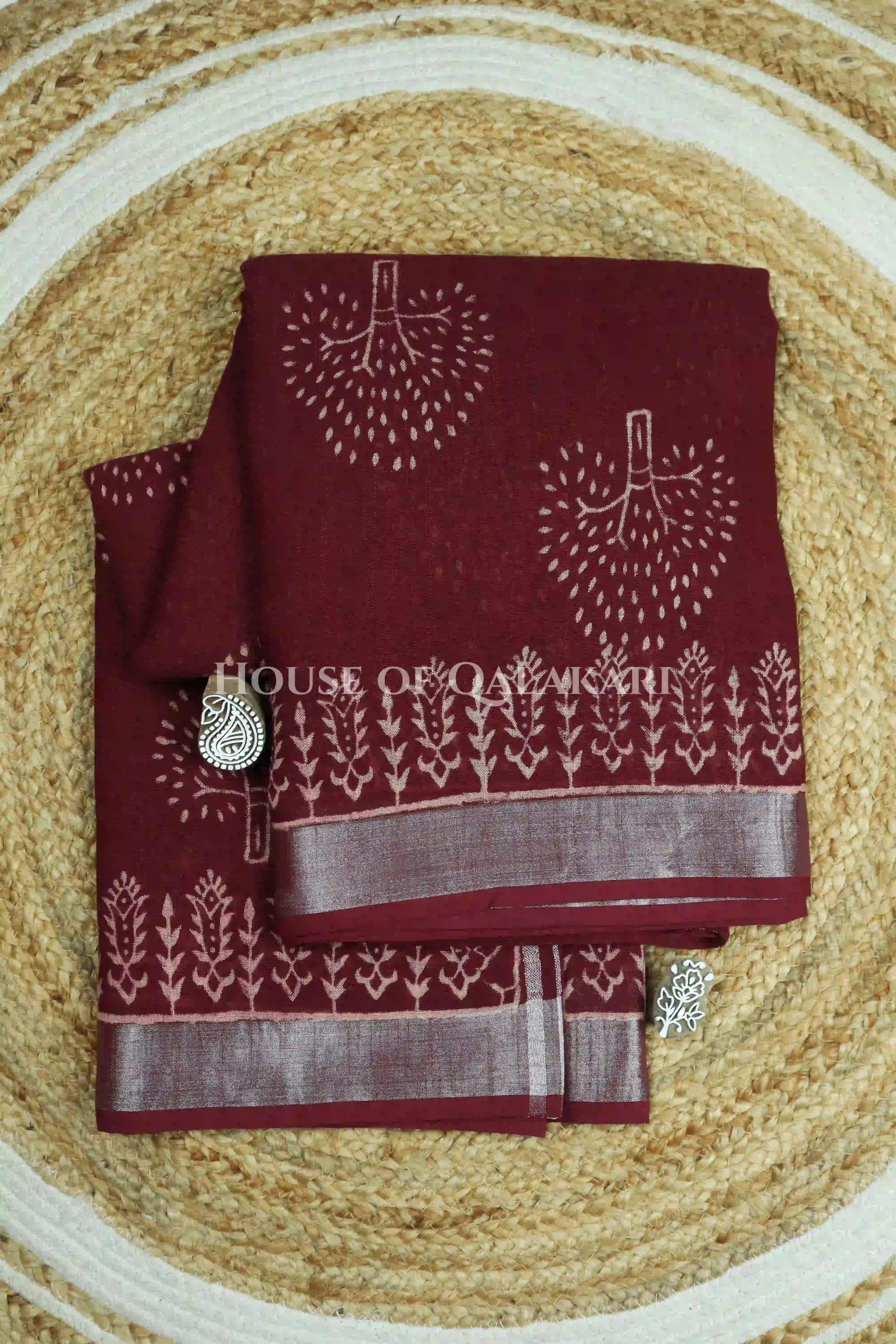 linen cotton saree 490 product