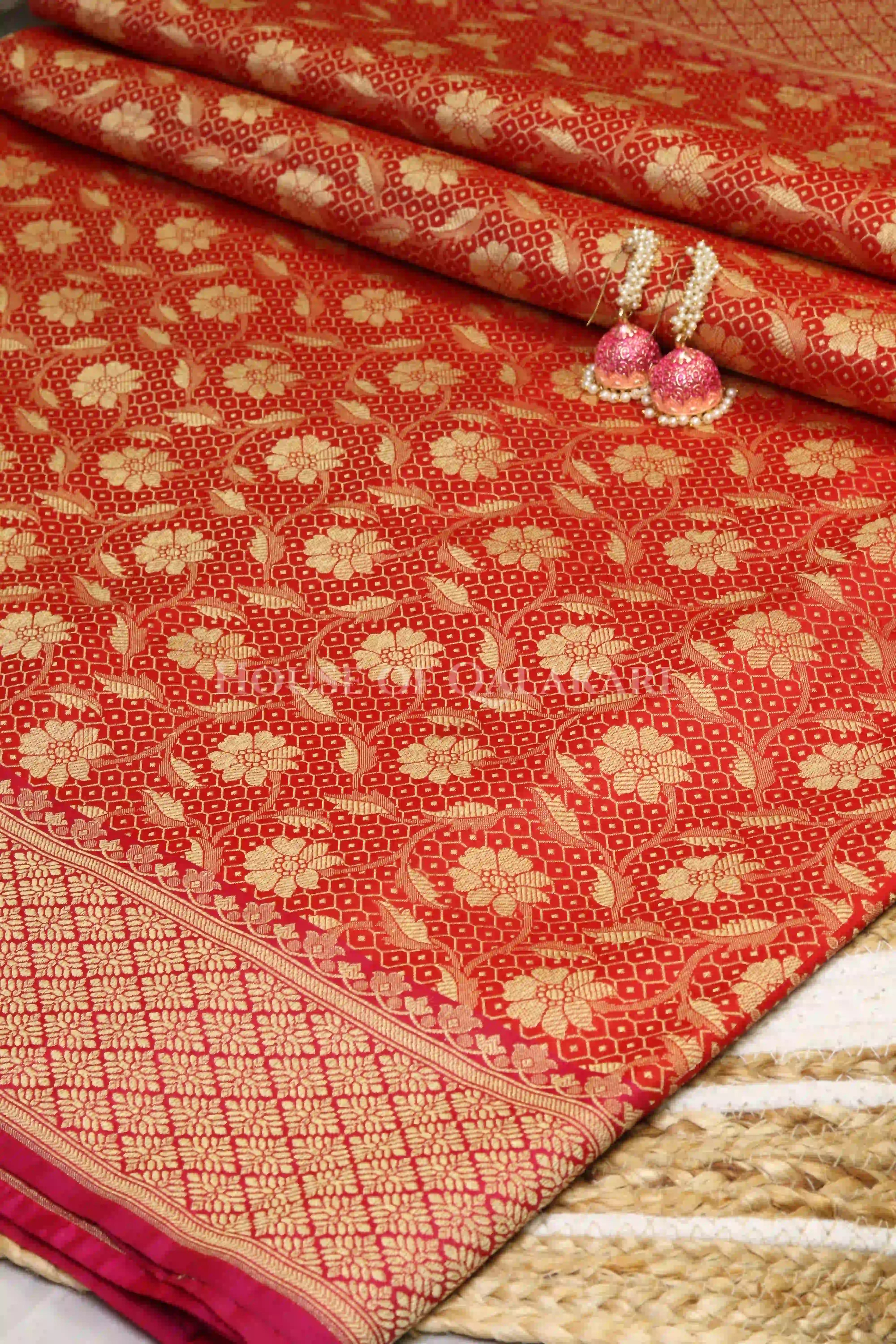 georget silk saree body