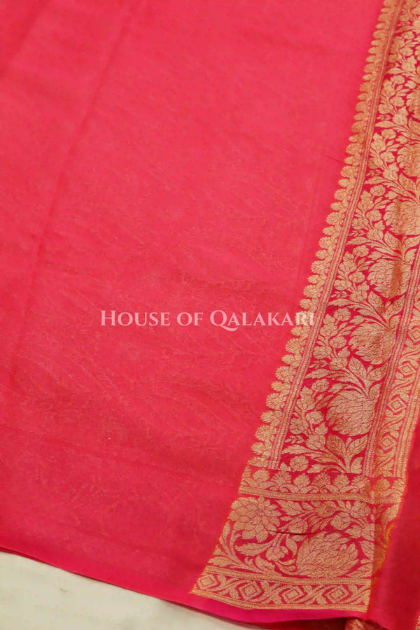 Khaddi Georget Silk Saree Blouse