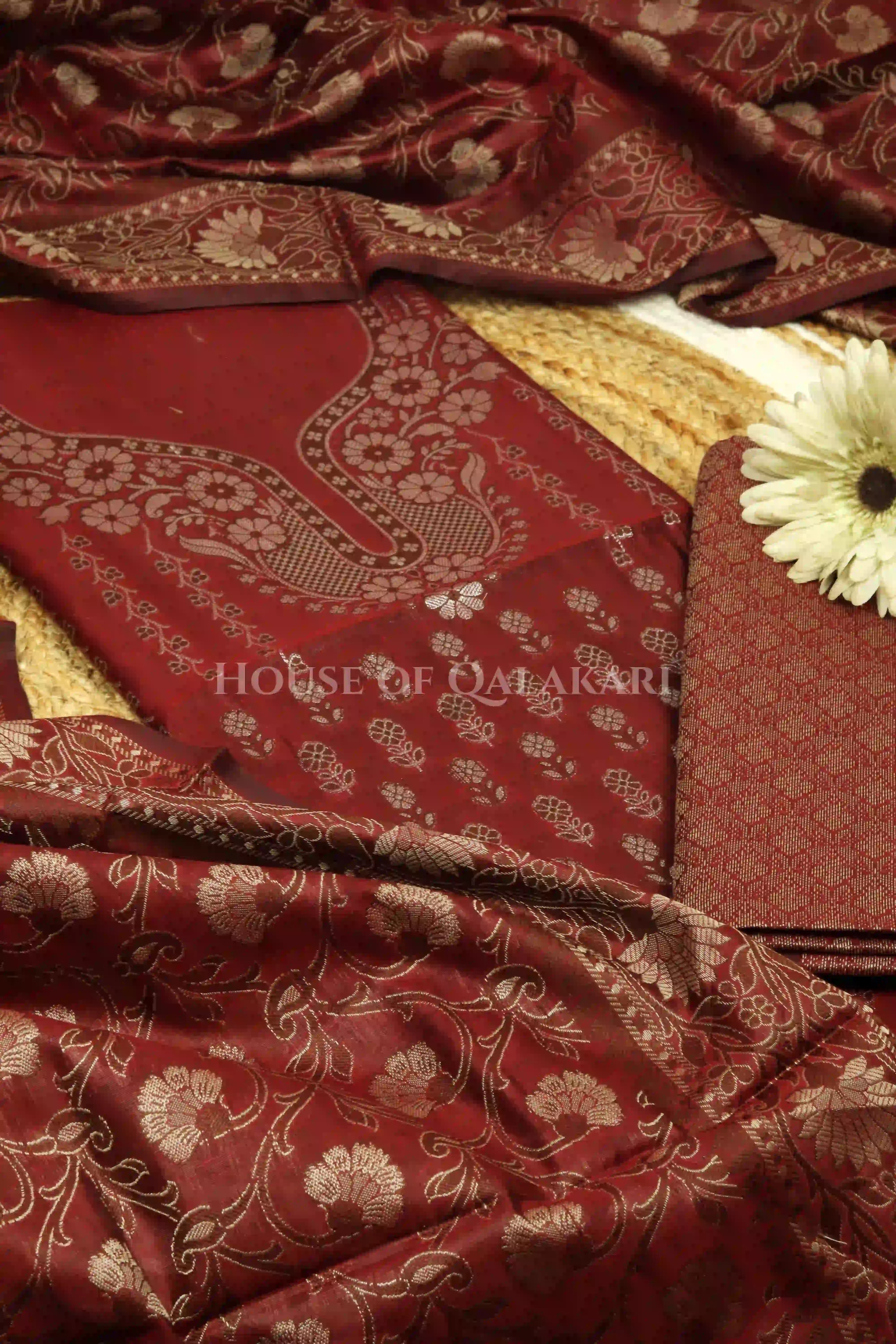 chanderi cotton dress material product