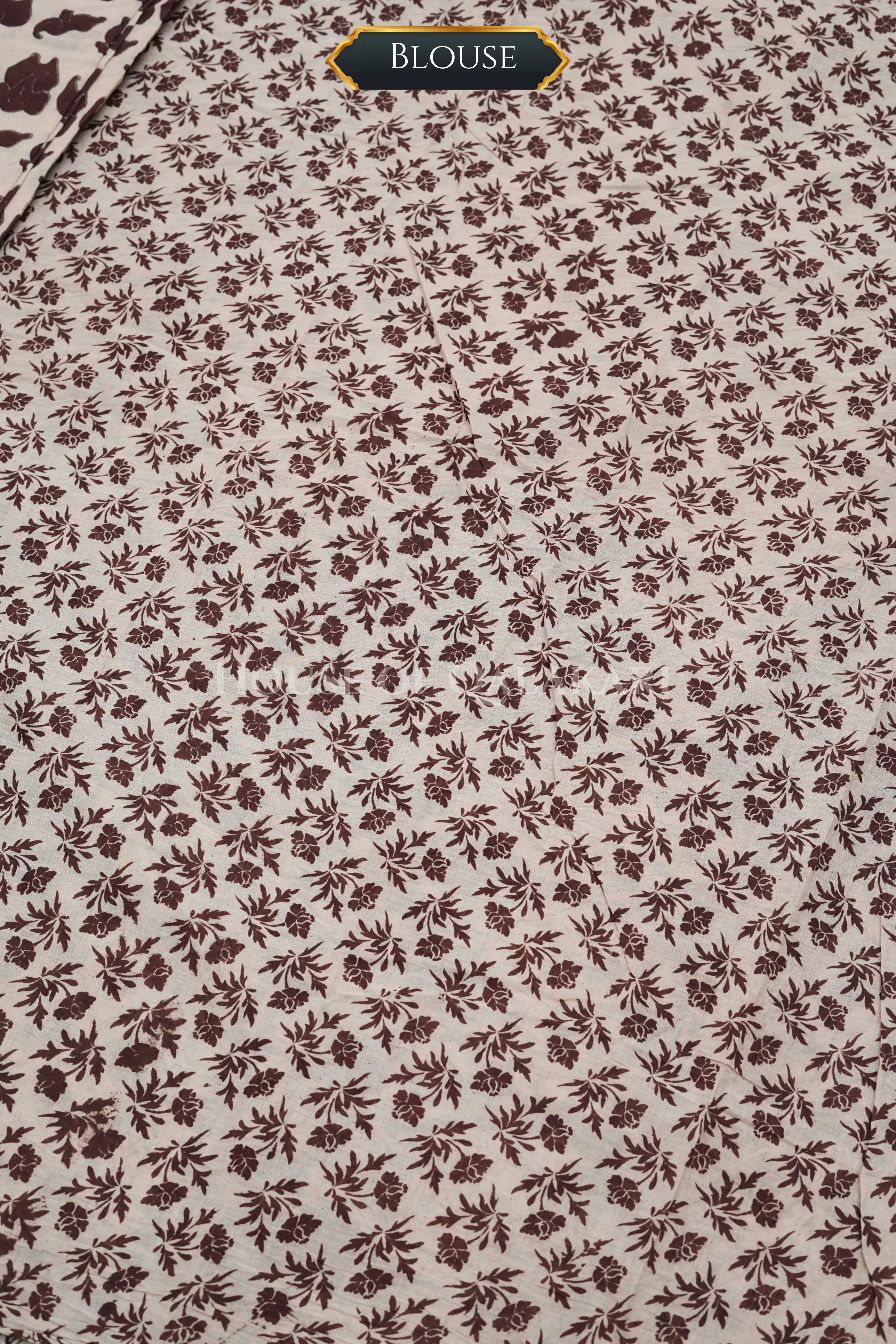 cotton kalamkari saree 0463 blouse
