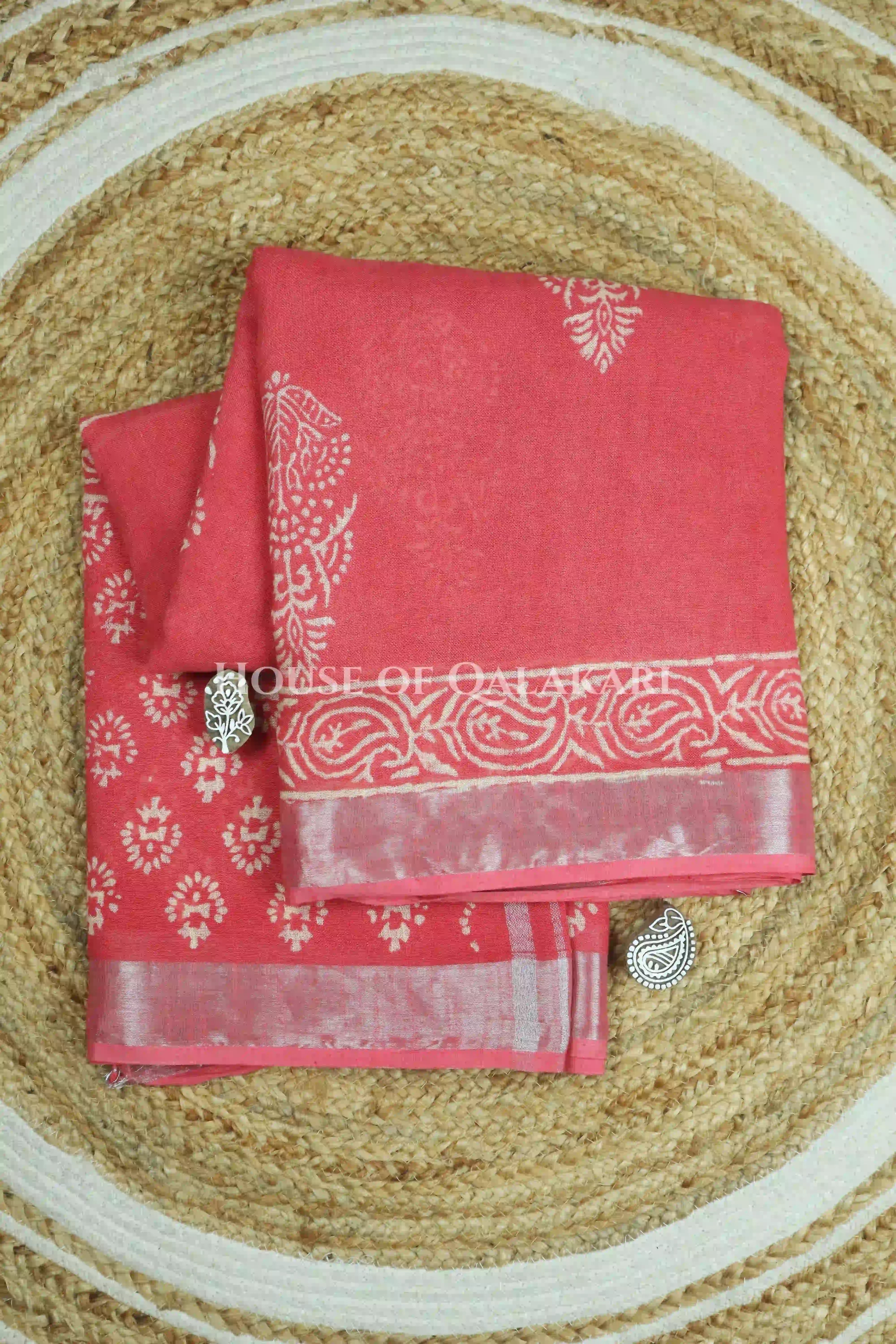 linen cotton saree 489 product