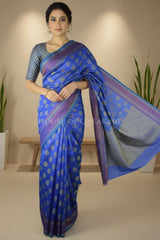 mulmul cotton patola saree 0421 front pose