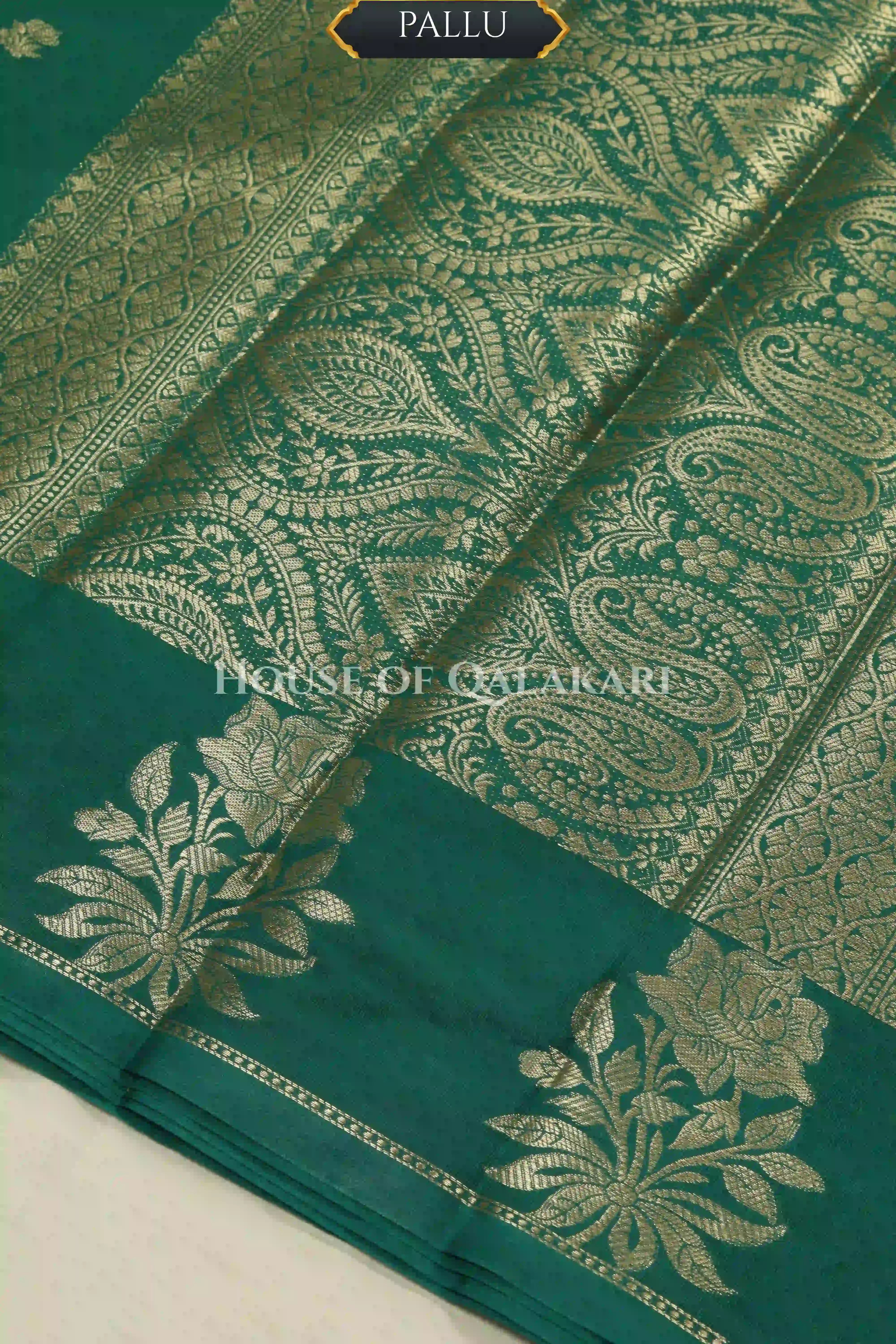 Mango Silk Saree pallu