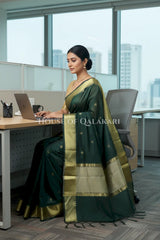 cotton saree 0345 office pose2