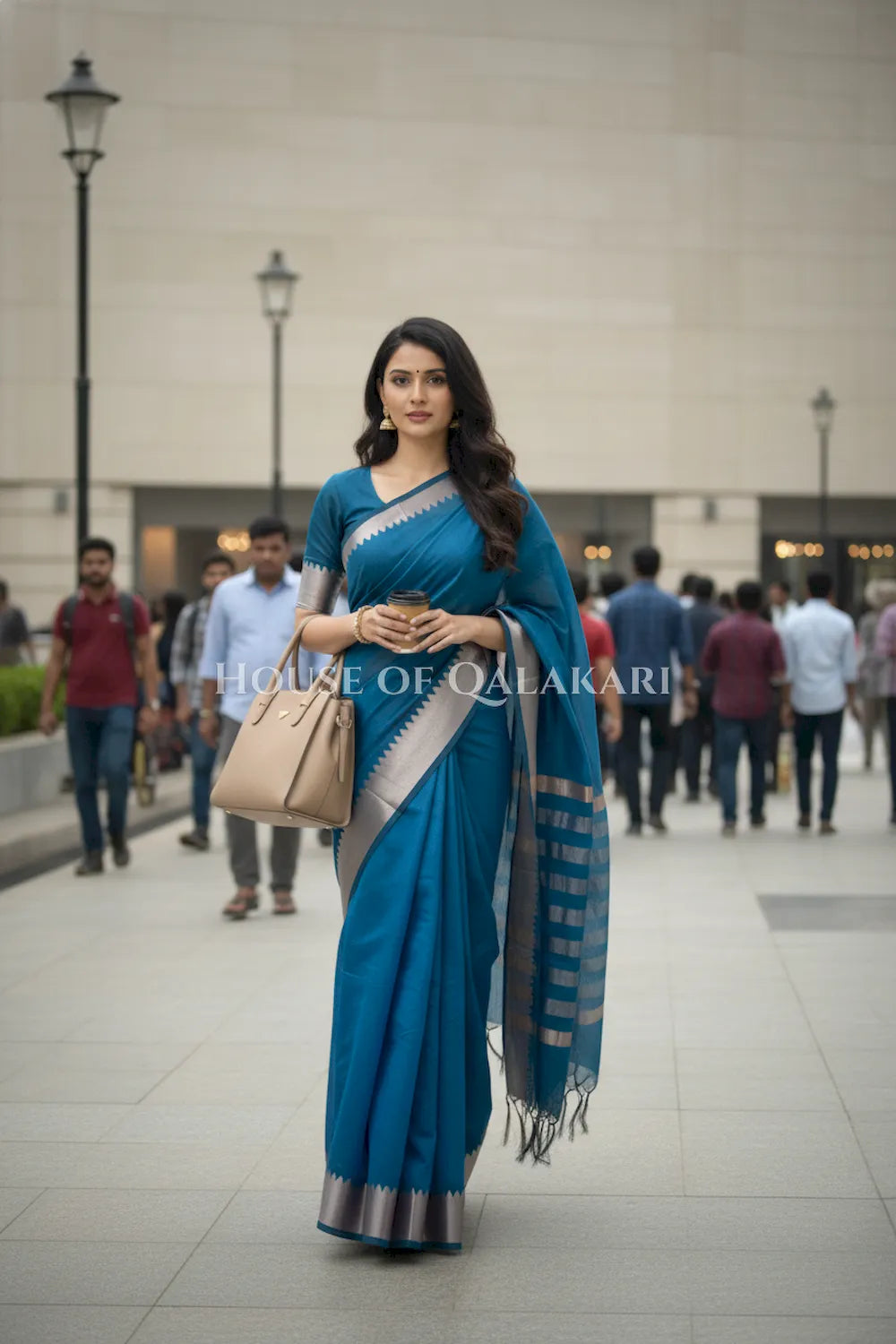 cotton saree 0344 outdoor pose
