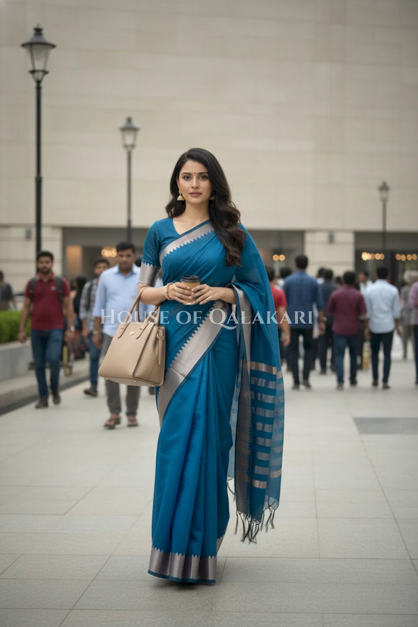 cotton saree 0344 outdoor pose