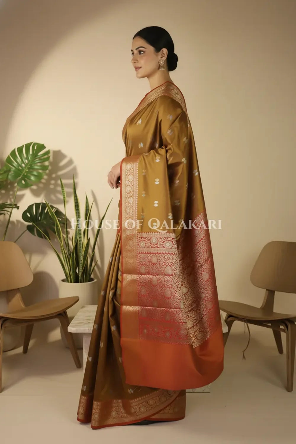Silk Saree side pose