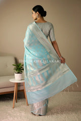 cotton saree back pose