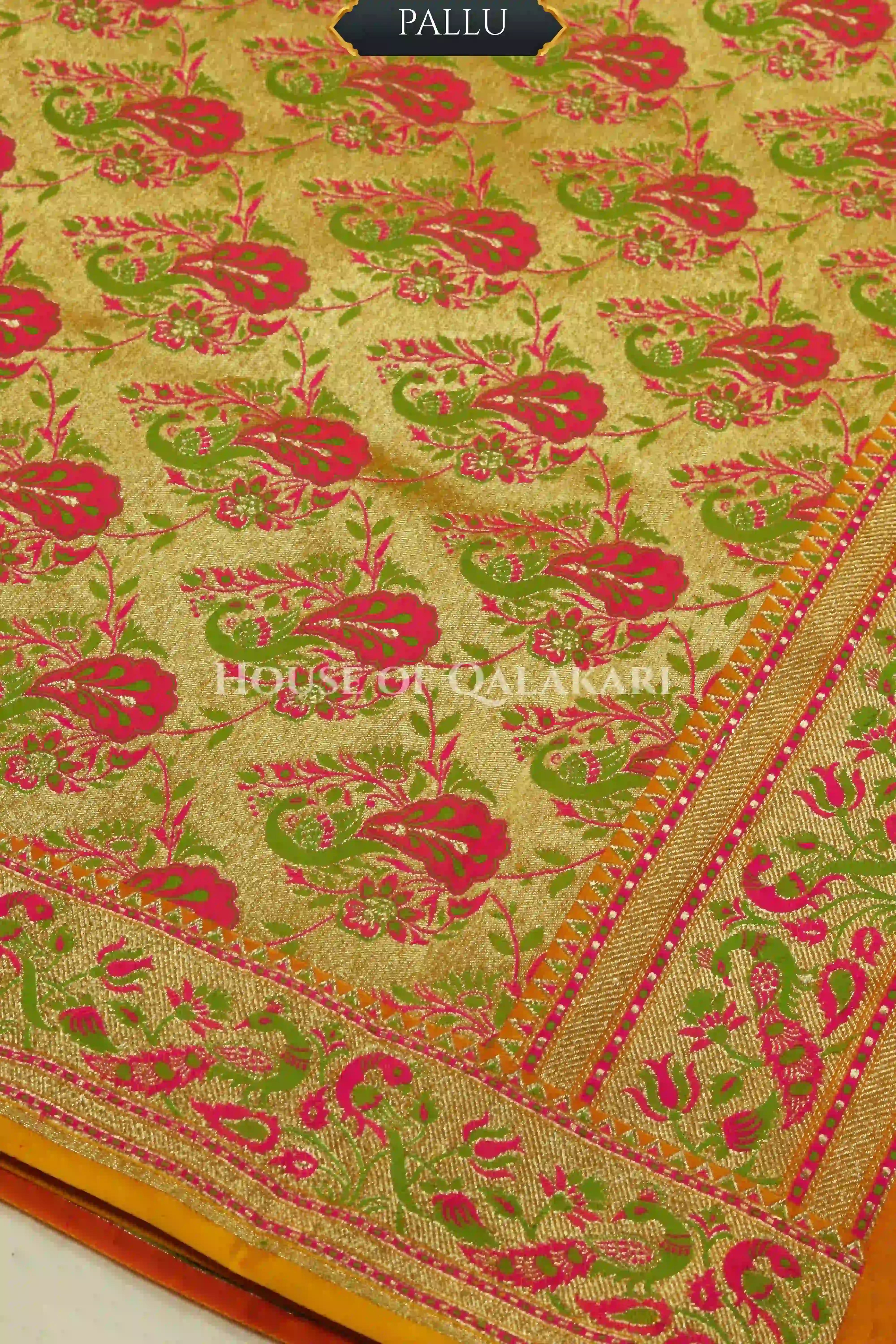 Satan Silk Saree pallu