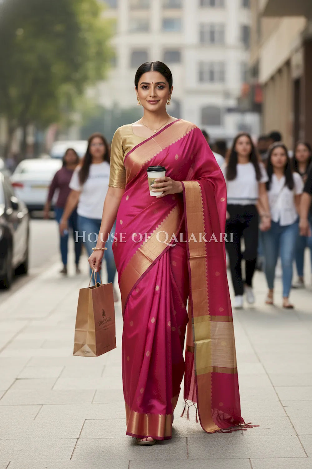 cotton saree 0346 outdoor pose