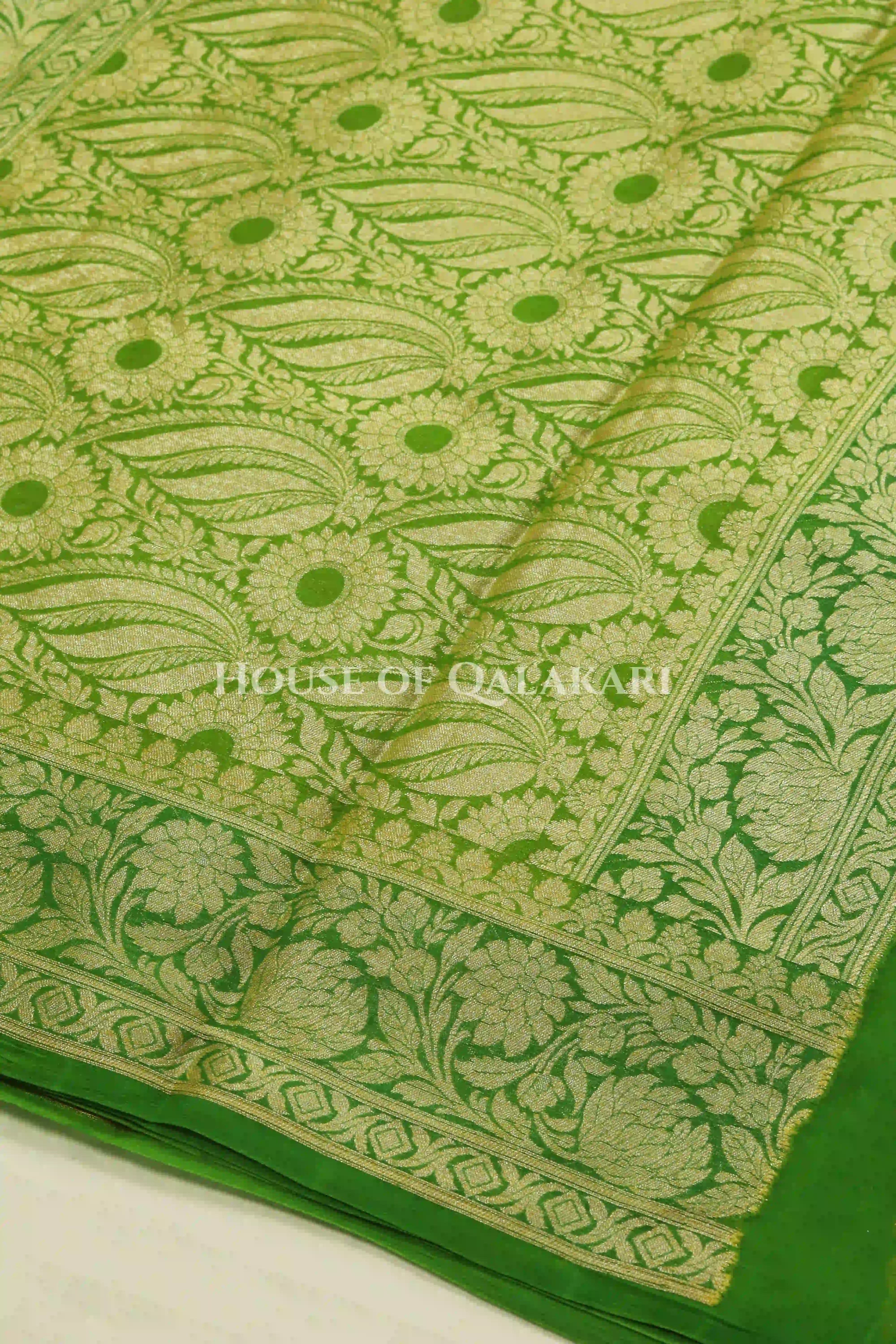 Khaddi Georget Silk Saree Pallu