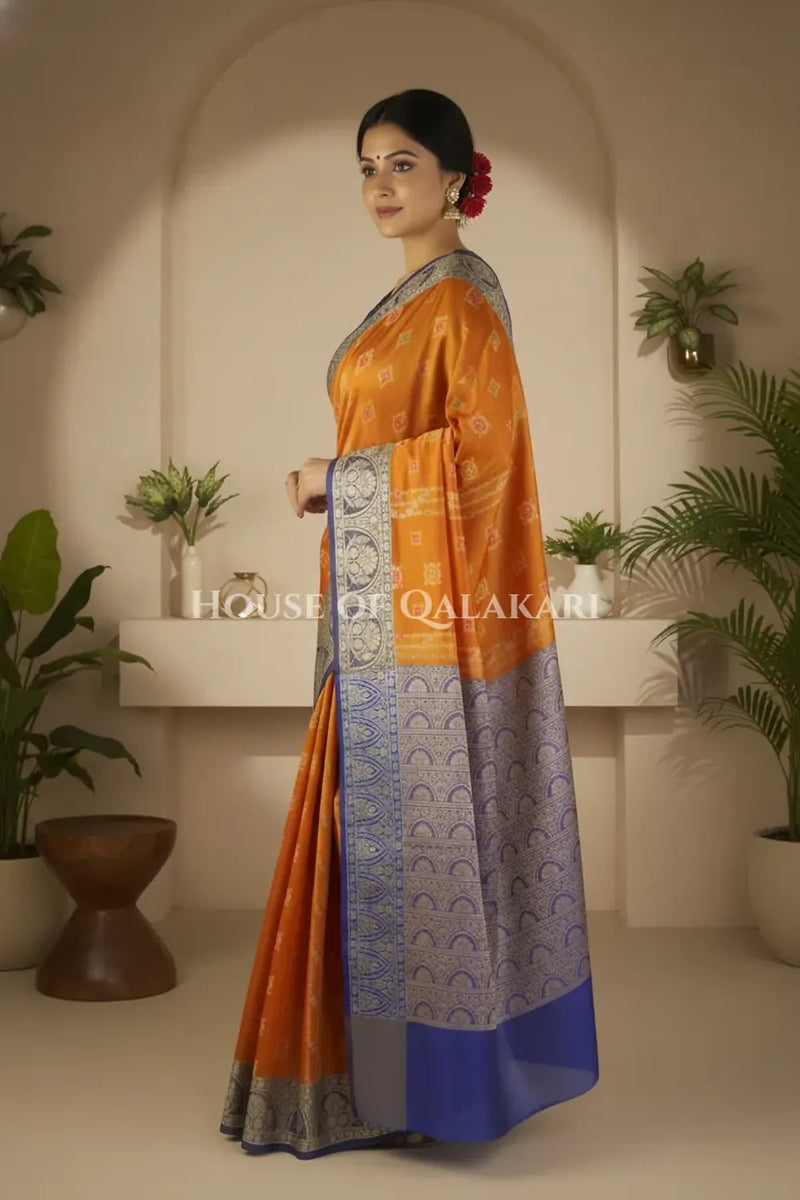 Cotton Saree side pose