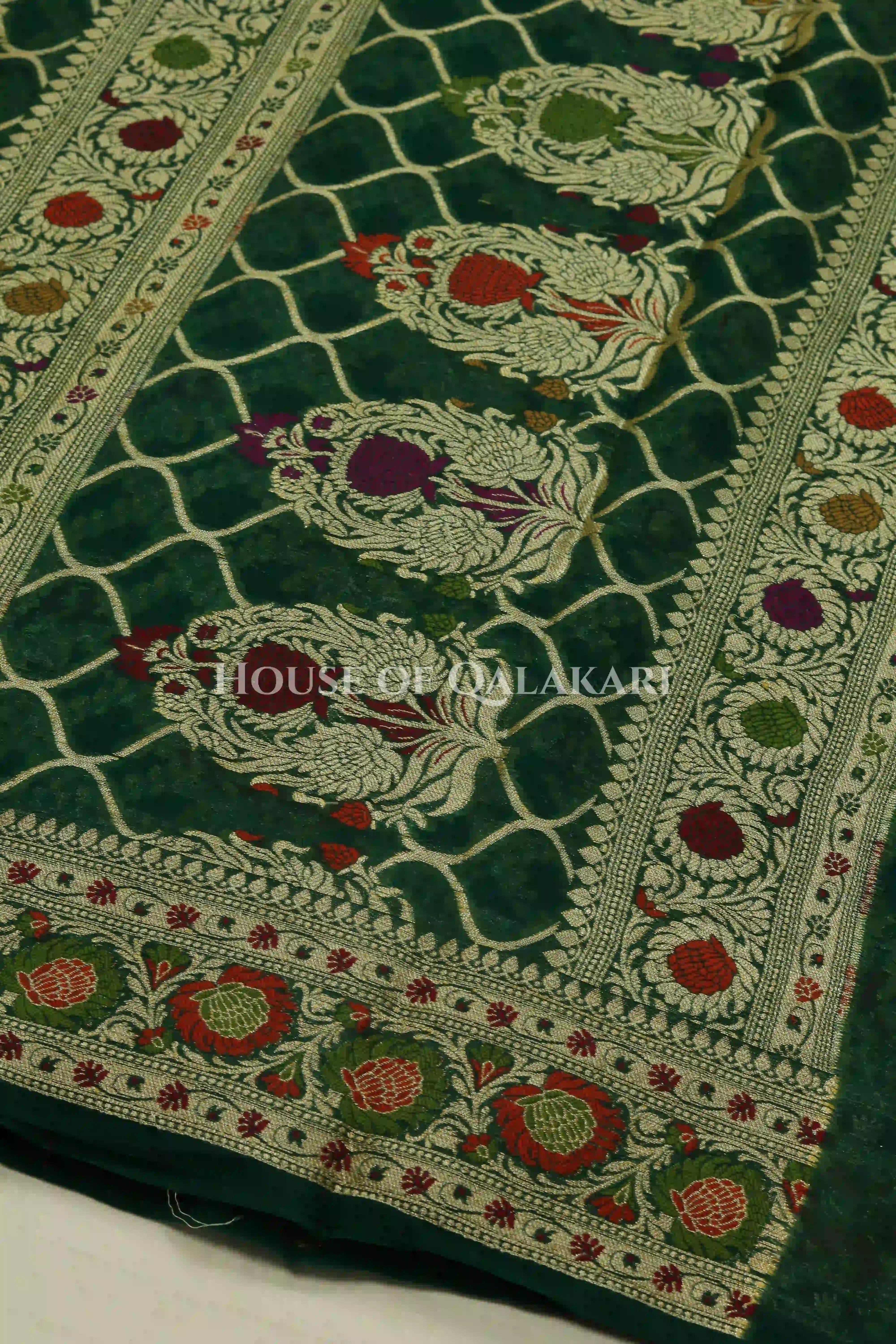 Khaddi Georget Silk Saree Pallu