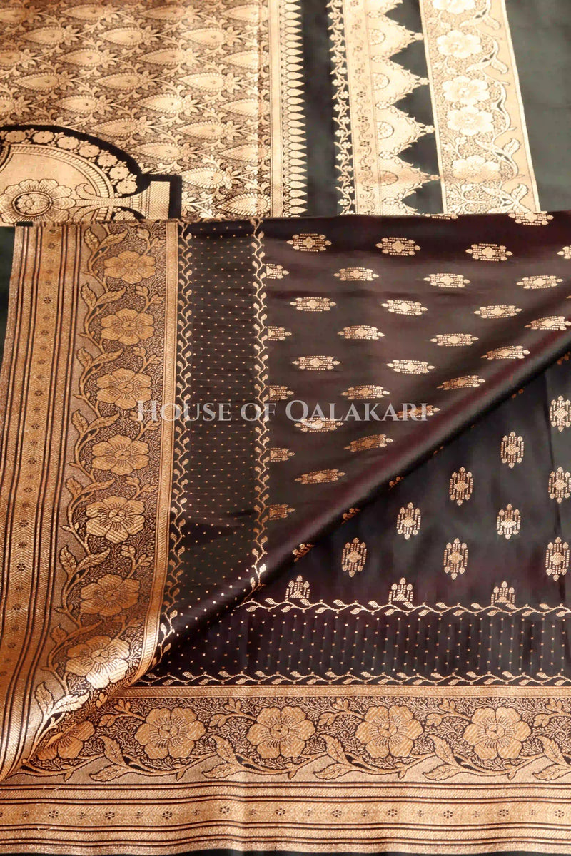 Double Katan Silk Saree border