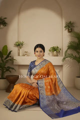 Cotton Saree sitting pose