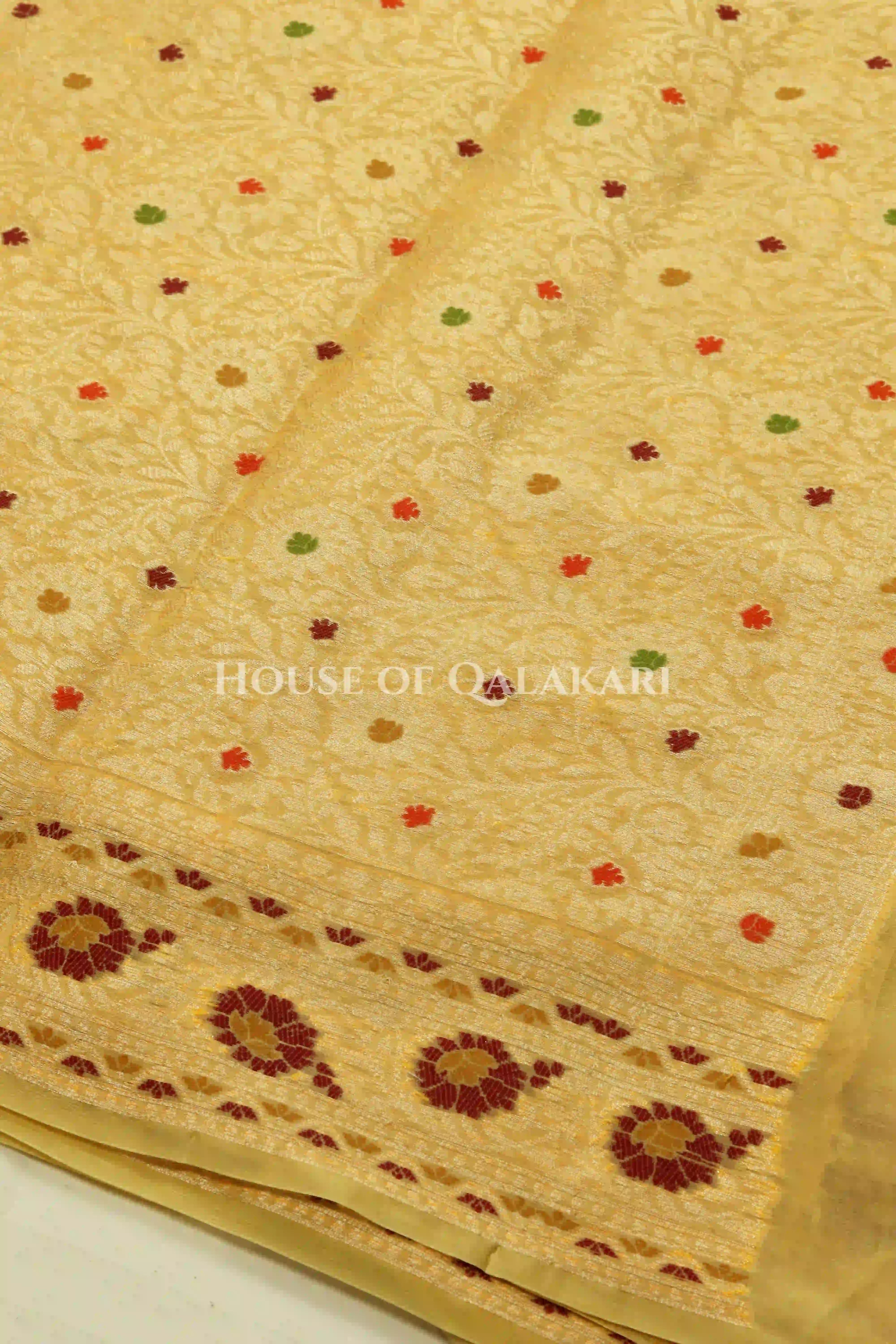 Khaddi Georget Silk Saree Pallu