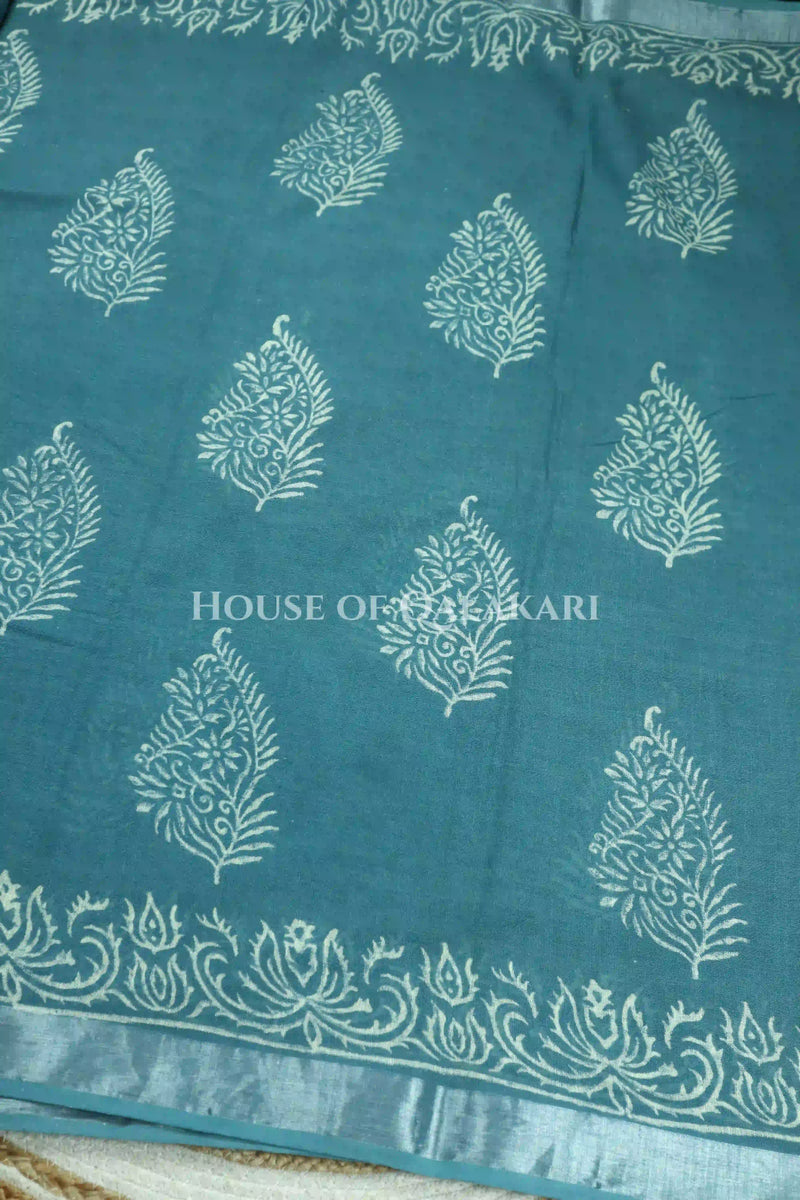 linen cotton saree 497 body