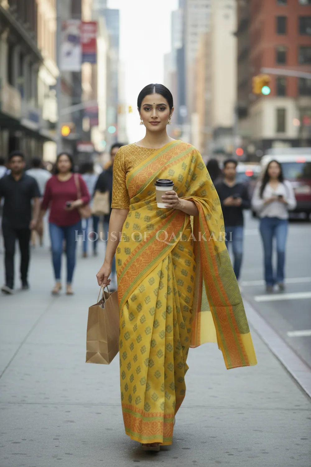 mulmul cotton patola saree 0419 outdoor pose