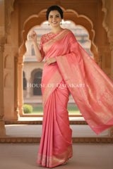 pure silk saree festive pose