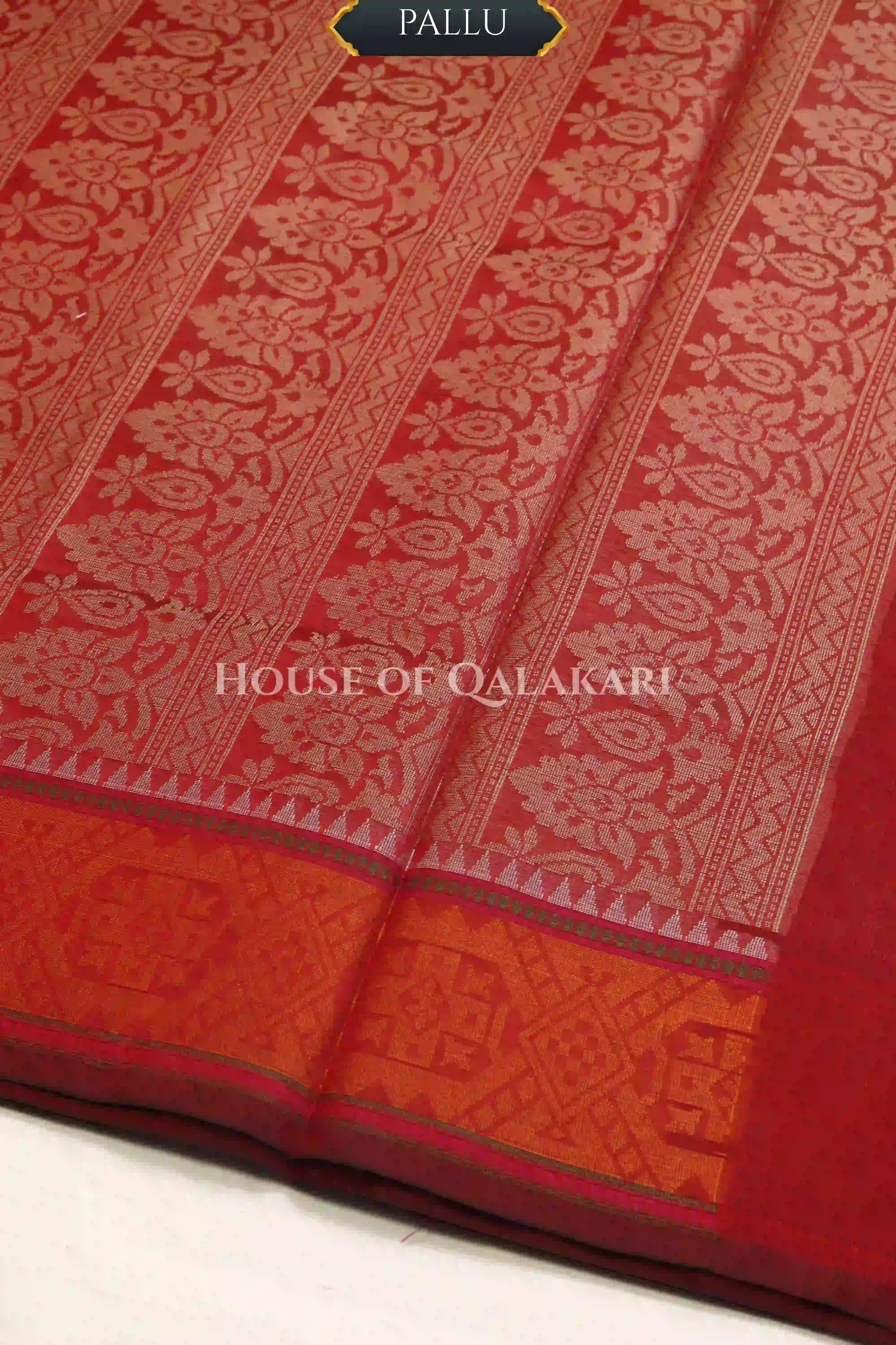 mulmul cotton patola saree pallu