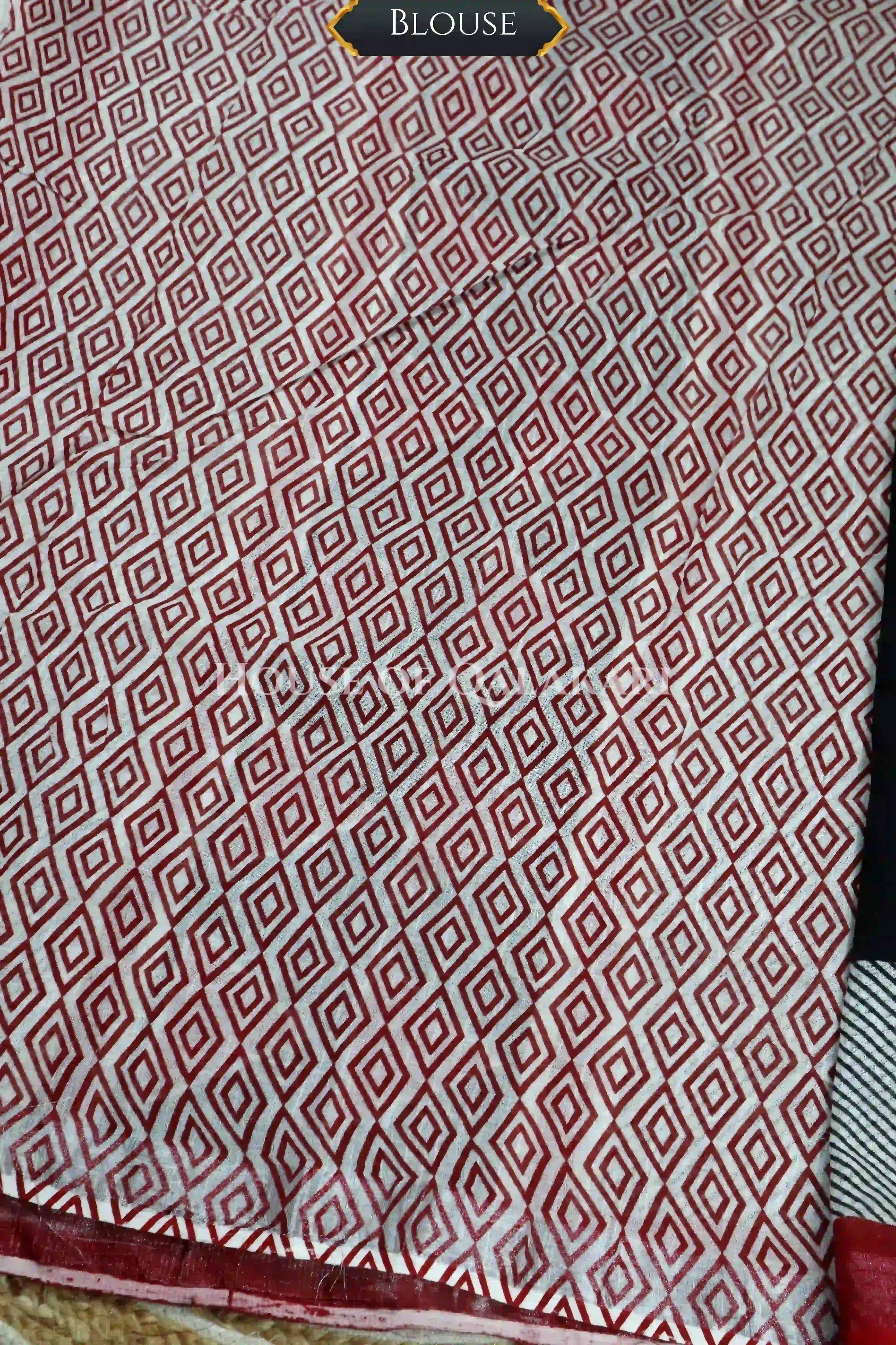 linen cotton saree 482 blouse
