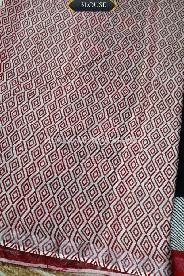 linen cotton saree 482 blouse