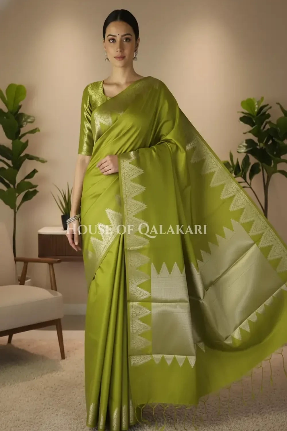 Silk Saree front pose