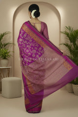 mulmul cotton patola saree 0414 back pose
