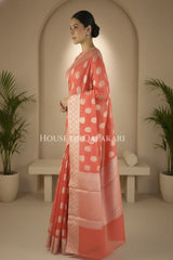 Cotton Saree side pose