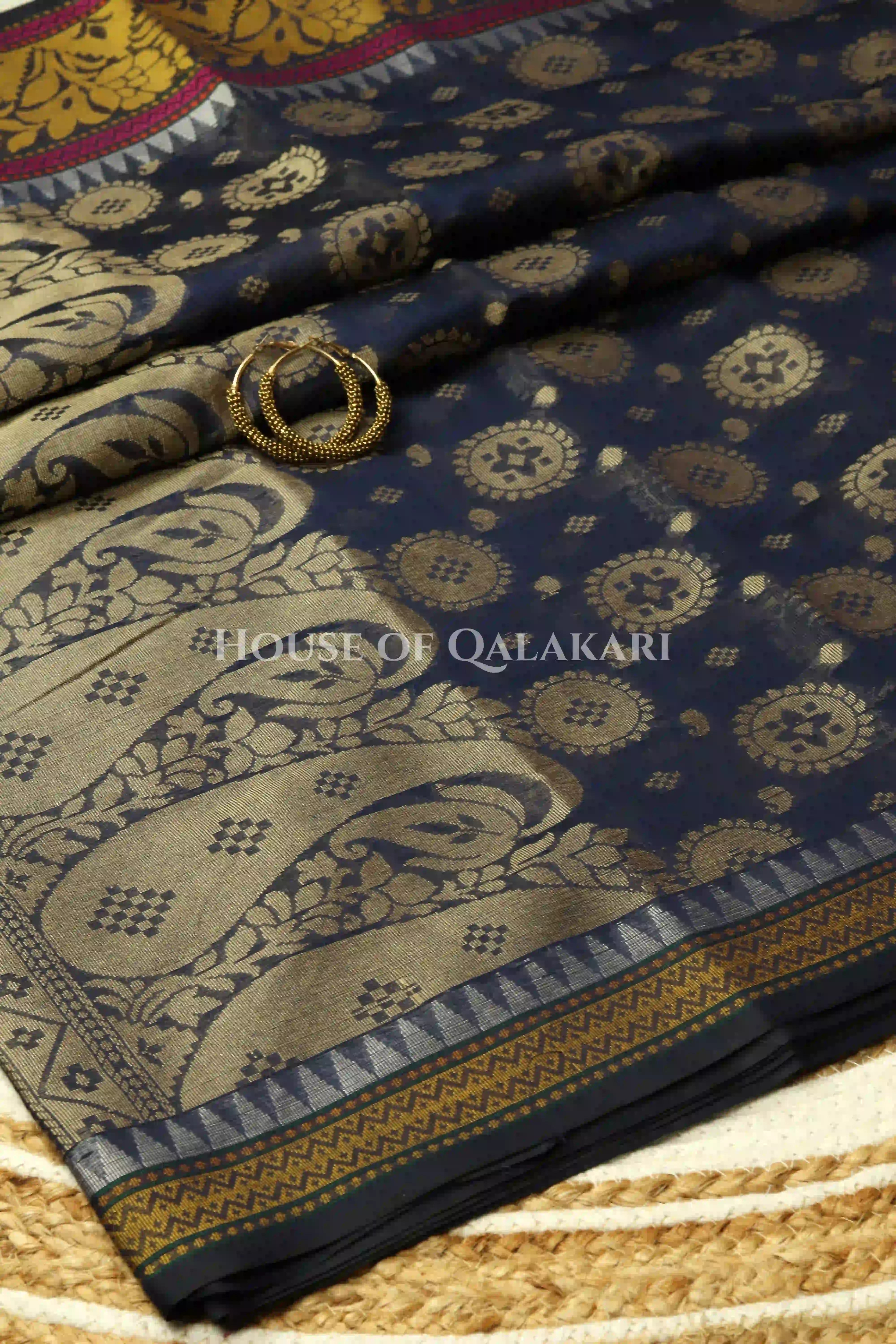 Mulmul cotton patola Saree body