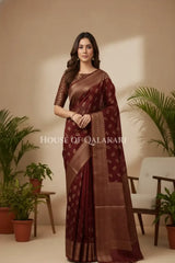 Cotton Saree front pose