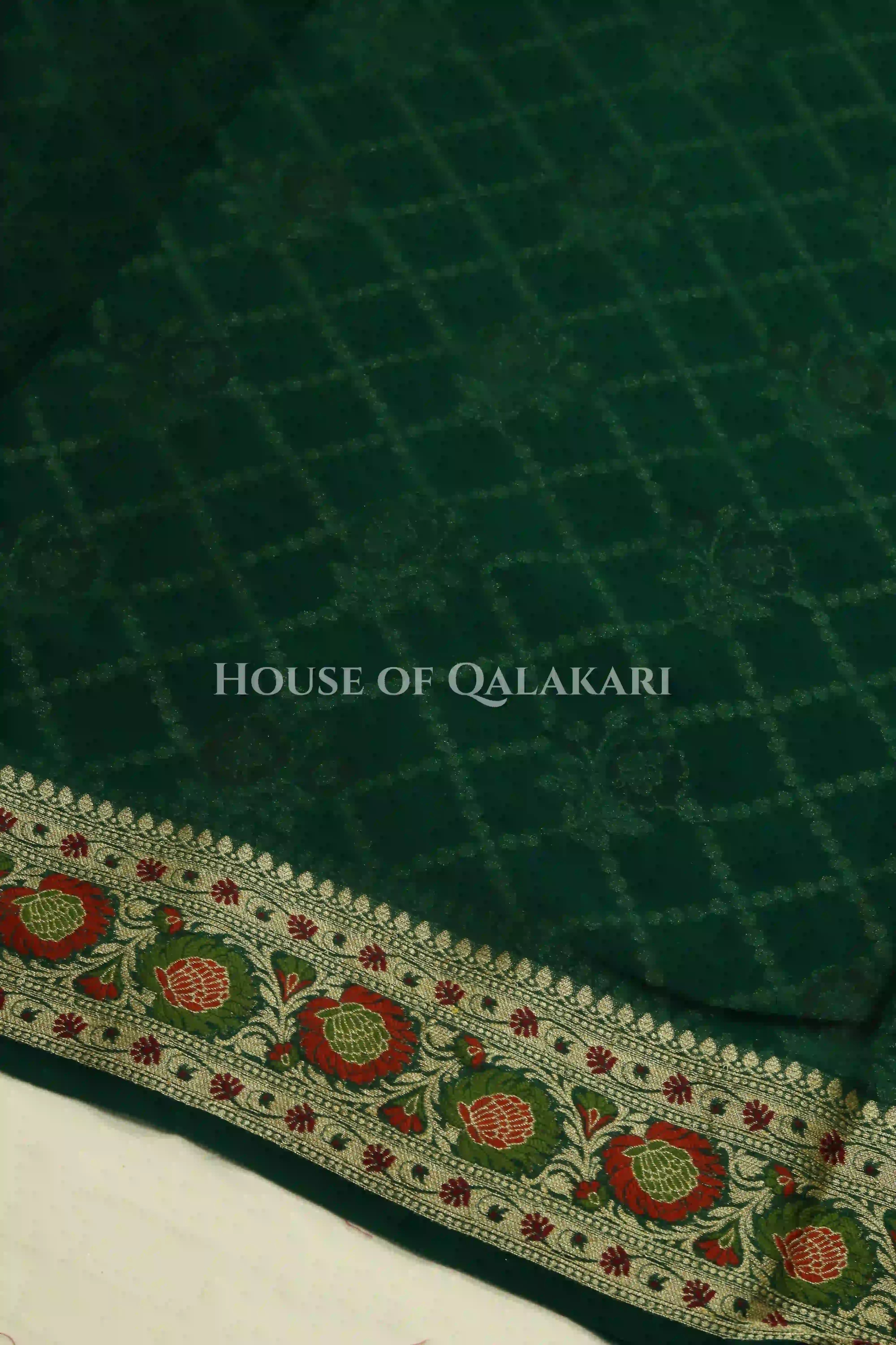 Khaddi Georget Silk Saree Blouse