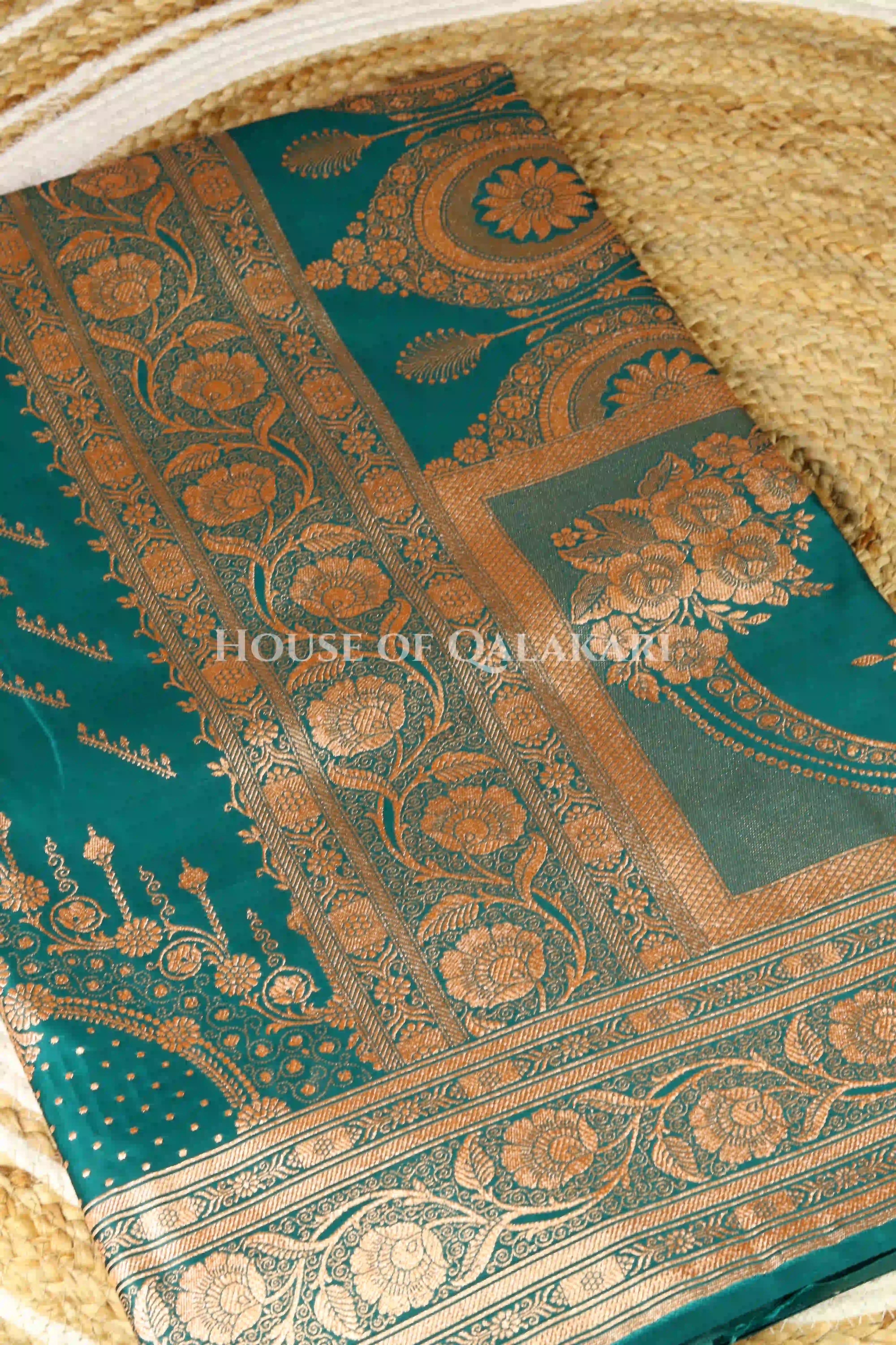 Double Katan Silk Saree product