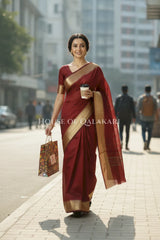 cotton saree 0338 outdoor pose